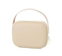 Wzxksoac Large-Capacity Waterproof Makeup Case - Cosmetic Bag with Handle, Square Wash Storage Pouch for Bathroom Essentials B
