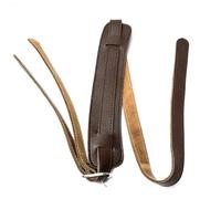 Wzxksoac Leather Guitar Strap Shoulder Pad Adjustable Length for Acoustic, Electric Folk, Universal Design Brown