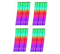 Wzxksoac LED Glow Sticks Colorful RGB Glow Foam Sticks Cheer Tubes Suitable for Various Activities in the Dark