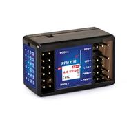 Wzxksoac Light Control PPM 2 Channels 4.8-6V DC Gyro Receiver for P6FP/P10F/P10FG Transmitter RC Car Truck Tank Boat