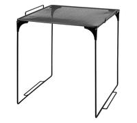 Wzxksoac Locker Organizer Shelf Stackable Extra Locker Shelf for School Locker Organizer Storage Cabinet Suitable Black