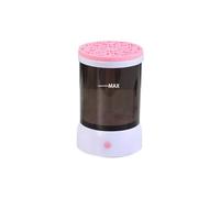 Wzxksoac Makeup Brush Cleaner Electric Makeup Brush Cleaner Machine+Makeup Brush Cleaner Mat for All Size Makeup Brush Tools Easy Install C