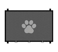 Wzxksoac Mesh Retractable Barrier Doorway Pet Enclosure Portable Folded Dog Barrier D0LD 110x78cm