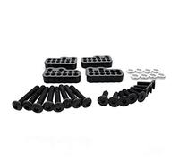 Wzxksoac Metal Shock Absorbers Fixed Code Mount for Capra 1.9 UTB 1/10 RC Cars Accessories Kit,Black