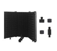 Wzxksoac Microphone Isolation Shield Foldable Mic Shield with Triple Sound Insulation M3 Plastic Case