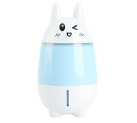 Wzxksoac Mini Air Humidifier LED Lamp USB Essential Oil Diffuser Car Purifier Aroma Mist Maker with Romantic Light(Blue)