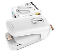Wzxksoac Mini Chip Bag Sealer,Handheld Heat Vacuum Sealer Cutter,Portable Resealer Machine for Snack Plastic Fresh-Bags-Cookies C