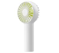 Wzxksoac Mini Fan Battery Operated Handheld Fan with 2000 MAh Battery or USB Powered Personal Mini Fan,3 Speeds(White)