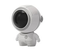 Wzxksoac Mini Handheld Fan Cute Astronaut Cooling Fan Portable USB Rechargeable Safety Fans Without Vane Kids Student Fan White