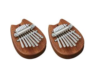 Wzxksoac Mini Kalimba Mini Thumb Piano 8-Tone Portable Beginner Finger Piano Instrument B