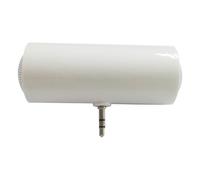 Wzxksoac Mini Speaker 3.5mm Portable Speaker, Plug and Play for Mobile Phones and Tablets, White