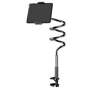 Wzxksoac Mobile Phone Stand Lazy Bedside Tablet Holder Desktop Cantilever Bracket Live Streaming for 10-12.9In Black