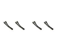 Wzxksoac Motherboard HD Audio Extension Cable 9Pin 1 Female to 2 Male Y Splitter Cable Black for PC DIY 10cm, 4 Pack