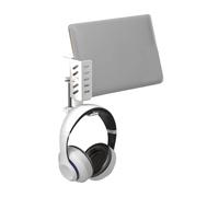 Wzxksoac Multi-Functional Side Notebook Heat Dissipation Stand Desktop Computer Tablet Universal Storage Rack No Drilling Heat Dissipation Stand for Laptop Models B