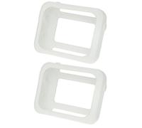 Wzxksoac Multicolor Diving Silicone Computer Watch Protective Cover Dust Cover Anti-Scratch & Anti-Fall Shell White