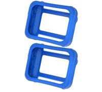 Wzxksoac Multicolor Diving Silicone Computer Watch Protective Cover Dust Cover Anti-Scratch & Anti-Fall Shell Blue