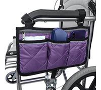 Wzxksoac Multifunctional Wheelchair Side Storage Bag Office Chair Hanging Pockets Phone Office Pouch Chair Cart