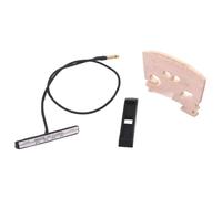 Wzxksoac Musical Instrument Accessories Set for Violin Pickup Stick+ Seat+ Bridge High Igh Sensitivity VIOLIN Parts