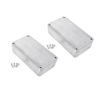 Wzxksoac Musical Instrument Kit 1590B Guitar Effects Enclosure with Screws Aluminum Effects Pedal Replacement Box