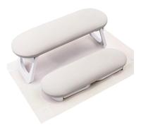 Wzxksoac Nail Arm Rest, Foldable PU Leather Nail Hand Rest for Acrylic Nails Cushion Hand Holder, Nail Hand Pillow Nail Art