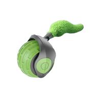 Wzxksoac New-Generation Interactive Cat Toy Indoor Smart Interactive Cat Toy Ball Automatic Moving Cat Toy Ball with Tail Green