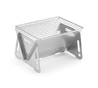 Wzxksoac New Upgrade Outdoor Stainless Steel Portable BBQ Grill Folding Grill for Camping BBQ Cooking Grid Park