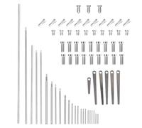 Wzxksoac Oboe Repair Tools 71Pcs Set Threaded Rod Screws Maintenance Parts Replacement Parts Woodwind Accessories