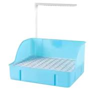 Wzxksoac Parrot Shower Basin with Automatic Circulation, Bird Shower, Bird Bathtub,Large Shower Basin,Bird Cleaning Supplies Blue