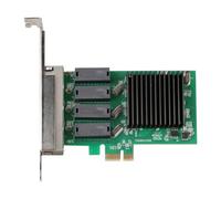 Wzxksoac PCI-E 4 Port Gigabit Network Card PCI-E RTL8111H Chip 1000Mbps RJ45 LAN Adapter Network Controller