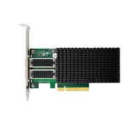 Wzxksoac Pcie X8 X-4 Dual-Port 10G Sfp28 Fiber Optic Network Card Dual-Port 10G Network Adapter Card Dual-Port Gigabit Network Card