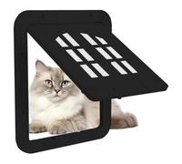 Wzxksoac Pet Door Lockable Inside Door Flap Cat Window Door Cat Screens Barrier Sliding Door Window Screens Doggy Door Insert B