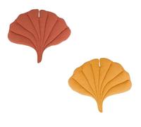 Wzxksoac Pet Floor Mat Pure Cotton Thickened Cat Pet Mat Leaf Shaped Dog House Cat Cage Mat Gift for Cat Lovers Ginkgo Leaf Mat