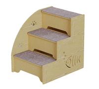 Wzxksoac Pet Ladder, Elderly Cat and Dog Bed Ladder, Sofa Ladder, Dog Steps Wooden Teddy Cat Stairs