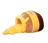 Wzxksoac Pet Nest Removable Plush Mat Cat Puppy Mat Honey Jar Shape Semi-Enclosed Warm Pet Nest