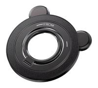 Wzxksoac Phone Grip Holder Magnetic Finger Ring Stand Portable with 90° Flip Kickstand 360° Rotation for Smartphones Black