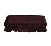 Wzxksoac Piano Bench Cover Gold Velvet Piano Double Bench Cover Dust-Proof Thickened Piano Bench Cover Guzheng Piano BenchCover,E