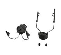 Wzxksoac Pickup Headphones Rail Bracket Multi-Angle Adjustable Flip Ear Cups Fixed Bracket Helmet Accessories Green