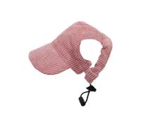 Wzxksoac Pink Dog Sun Hat Fashion Casual UV Protection Breathable Ear Holes Adjustable Pet Hat for Outdoor Travel Camping Easy to Use