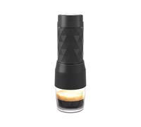 Wzxksoac Portable Coffee Maker Espresso Machine Hand Capsule Ground Coffee Brewer Portable for Travel and Picnic Easy to Use Black