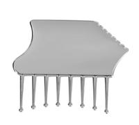 Wzxksoac Portable Scalp Massager Stainless Steel Guasha Scraping Tool for Head,Neck Shoulders,Leg Arm Ideal