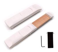 Wzxksoac Portable Travel Guitar Pocket 6-Foot Fret Chord Trainer Guitar for Beginners with Rotatable Screen Portable Tool