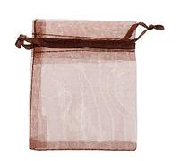 Wzxksoac Premium Organza Gift Bags Jewellery Pouches XMAS Wedding Party Candy Bags Colour:Coffee Size:13 * 18CM 25 pcs
