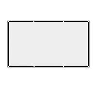 Wzxksoac Projector Screen Movie Screen 16:9 Portable Projector Screen Foldable Washable for Theater Home Movie 100 Inch
