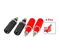 Wzxksoac R 4 Pcs Metal Body 4mm Female Banana Socket 7mm Thread Binding Post Terminals