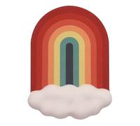 Wzxksoac Rainbow Mouse Pad Keyboard Wrist Rest Memory Foam Silicone Ergonomic-Mouse Pad Laptop Wrist Rest