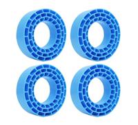 Wzxksoac RC Car Upgrade Parts Silicone Rubber Insert Foam Tires 1.55 Inch for 95-97mm 1.55 Inch Blue