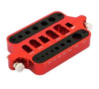 Wzxksoac RC Metal Mini Red Soldering Tool Holder Model Car Drone Marine Welding Tool T Plug Connector XT90 Set Red