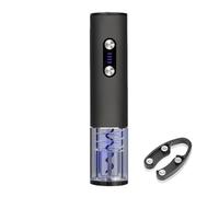 Wzxksoac Rechargeable Electric Wine Opener Set - Automatic Corkscrew with Foil Cutter, Ideal for, Bar, Kitchen Use