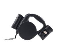 Wzxksoac Retractable Dog Leash 360° Anti-Winding with Flashlight, Poop Bag, and Dispenser Heavy-Duty Nylon Tape