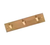 Wzxksoac Robe Back Rack Wall Mounted Hanger Room Hooks Key Hallway Storage Holders Bamboo Door Clothes Hats Practical Decoration 3 Hooks